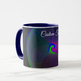 Caneca Colorful Fused Center Geometric Coffee Mug