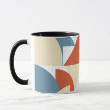 Colorful Geometric Art Mug