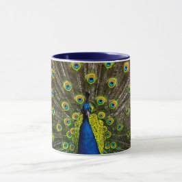 Caneca Colorful peacock