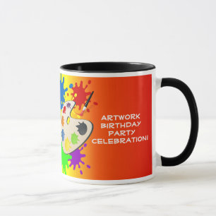 Caneca Colorida Art Palate Party