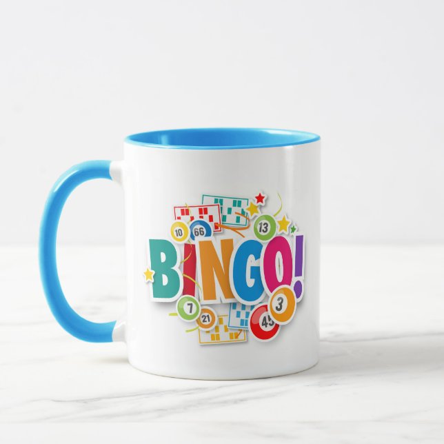 Caneca Colorida Bingo Mug (Esquerda)