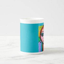 caneca colorida da porcelana de 10 onças