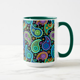 Caneca Colorida Paisley 2.0