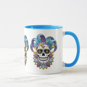 Caneca Colorido Skull Mug