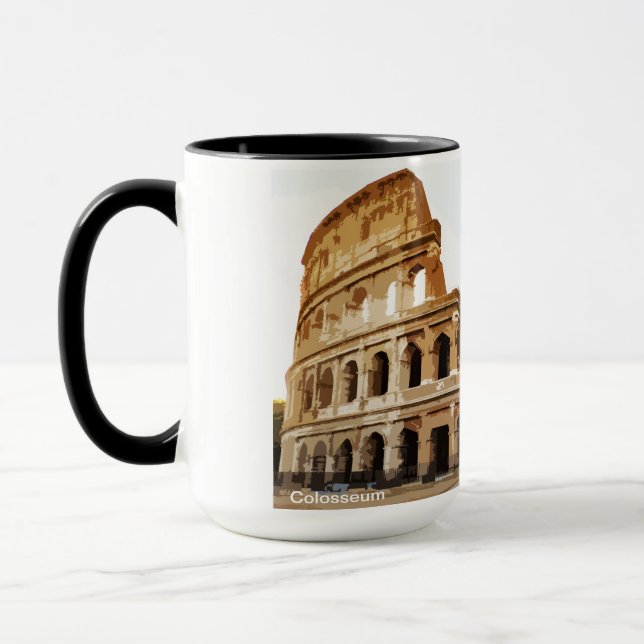 Caneca Colosseum Amphitheater Roma Itália (Esquerda)