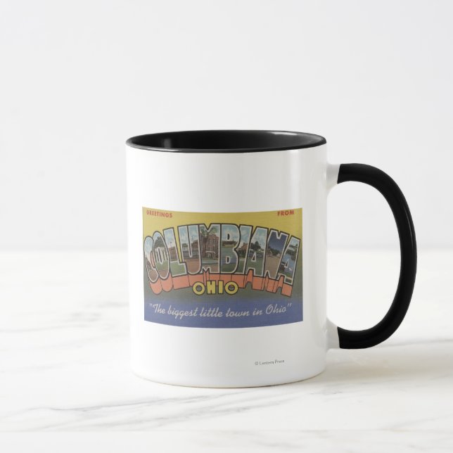 Caneca Columbiana, Ohio - Cenas com Letras Grandes (Direita)