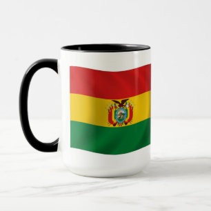 Caneca com a Bandeira da Bolívia