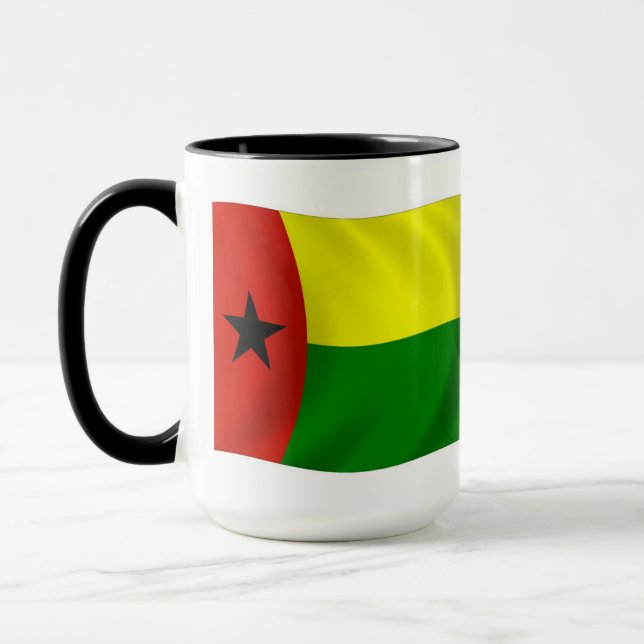 Caneca com a Bandeira da Guiné-Bissau (Esquerda)
