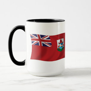Caneca com a Bandeira das Bermudas