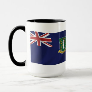 Caneca com a Bandeira das Ilhas Virgens Britânicas