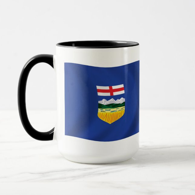 Caneca com a Bandeira de Alberta (Esquerda)