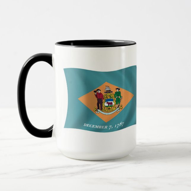 Caneca com a Bandeira de Delaware (Esquerda)