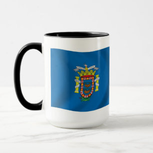 Caneca com a Bandeira de Melilla
