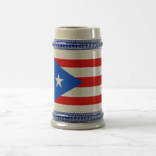 Caneca com a bandeira de Puerto Rico - EUA