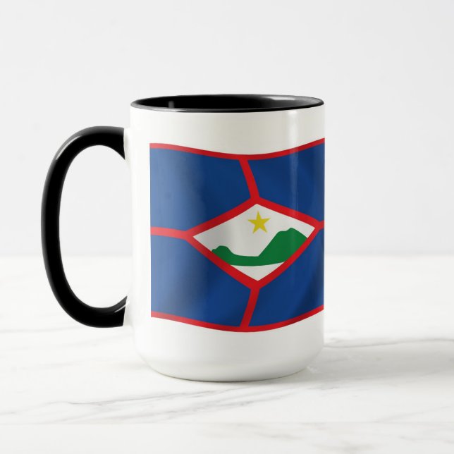 Caneca com a Bandeira de Sint Eustatius (Esquerda)