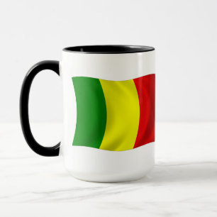 Caneca com a Bandeira do Mali