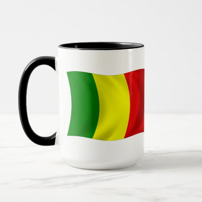 Caneca com a Bandeira do Mali (Esquerda)