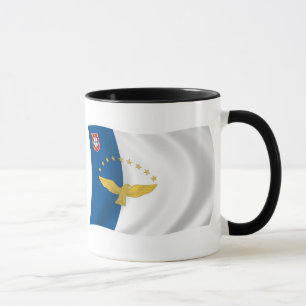 Caneca com a Bandeira dos Açores