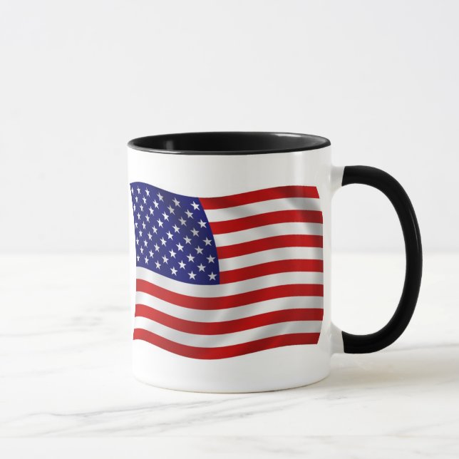 Caneca com a Bandeira dos Estados Unidos da Améric (Direita)