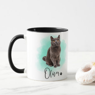 Caneca com Arte de Gato Fofo – Presente para Amant
