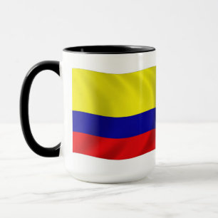 Caneca com Bandeira da Colômbia