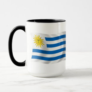 Caneca com Bandeira do Uruguai