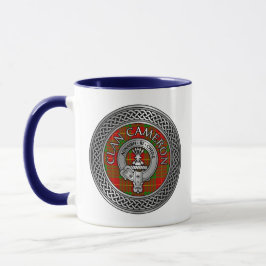 Caneca com Brasão e Tartan do Clã Cameron