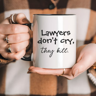 Caneca com citação engraçada de advogado, presente