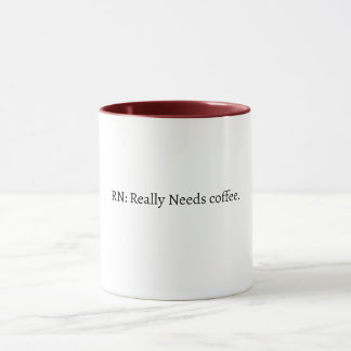 Caneca com citação engraçada de enfermeira