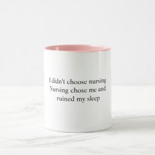 Caneca com citação engraçada de enfermeira