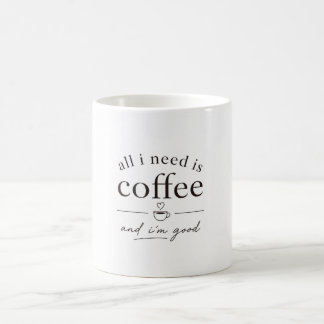 Caneca com Citação Simples de Café ☕ Design Estéti