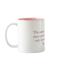 Caneca com citações de Paulo Coelho