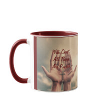 Com Cristo, Café Mug
