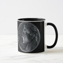 Caneca com decoração da moeda - Italia 20