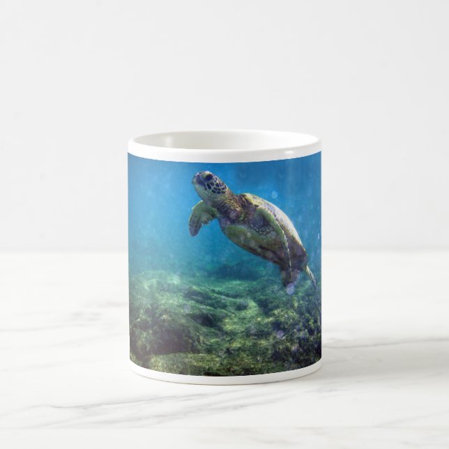 caneca com design da tartaruga de mar (Centro)