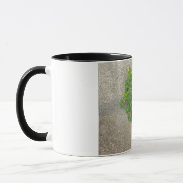 caneca com design de trevo natural (Esquerda)
