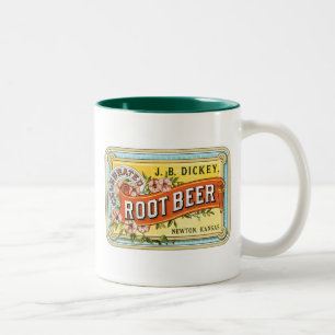 Caneca com design do refrigerante root beer do