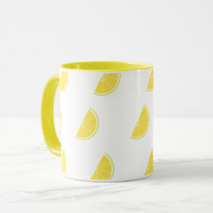 Caneca com Estampa de Fatia de Limão