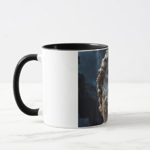Caneca com Estátua do Deus Grego - Caneca com Bust