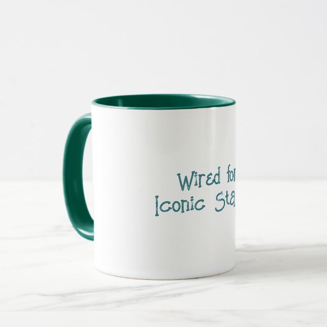 Caneca Com fio para Icônica Status Mug (Frente Esquerda)