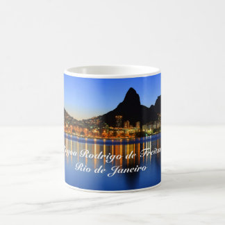 Caneca com foto da Lagoa Rodrigo de Freitas