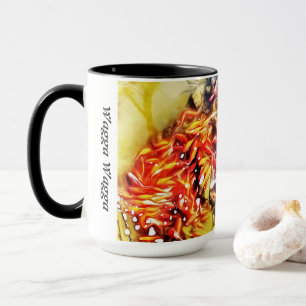 Caneca com foto de peixe