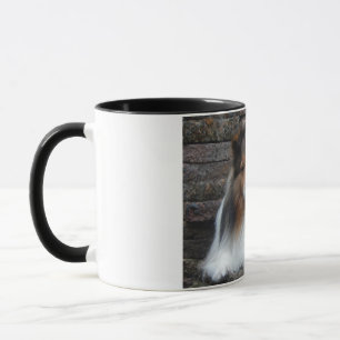 caneca com foto original de Sheltie