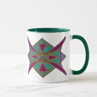 caneca com imagem tribal