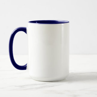 Caneca com letra I monograma
