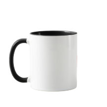 Caneca com letra M personalizada