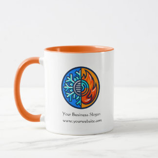 Caneca com Logotipo da Empresa de HVAC