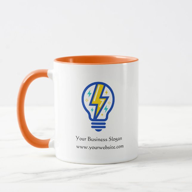 Caneca com Logotipo da Empresa Elétrica (Esquerda)