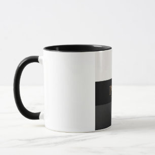 Caneca com Logotipo da IV LUXE - Cerâmica de Luxo