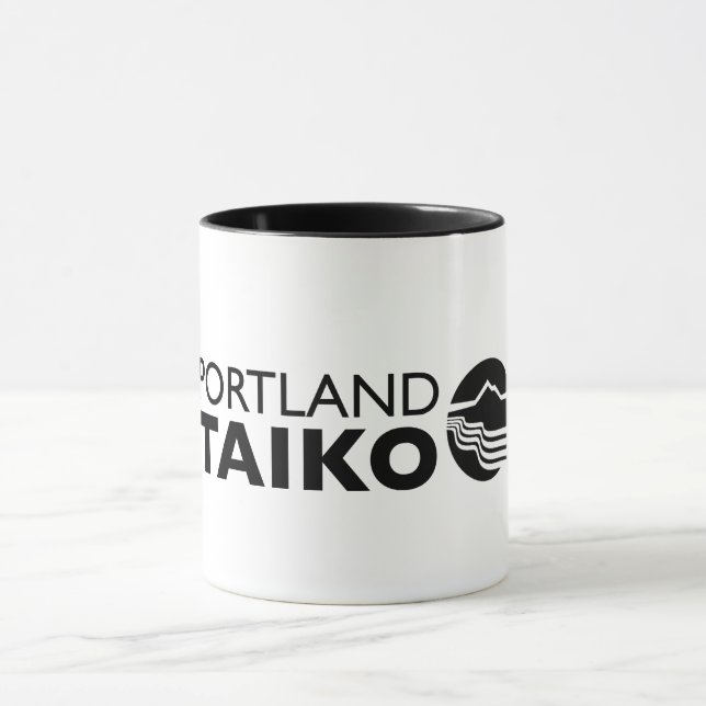 Caneca com Logotipo de Portland Taiko (Centro)